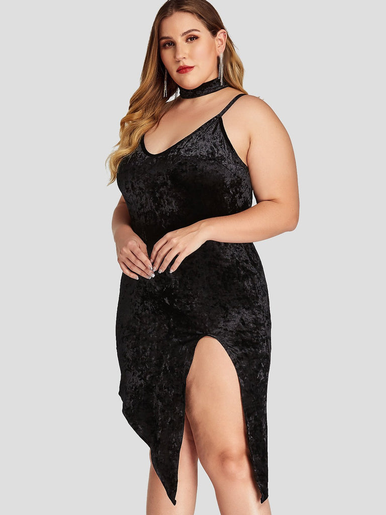 Ladies Sleeveless Plus Size Dress