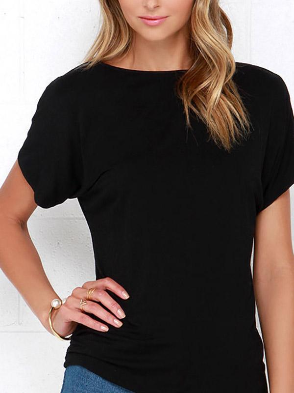Womens Black T-Shirts