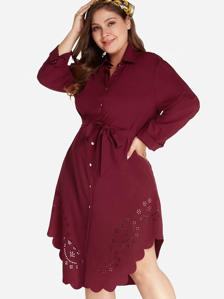 Ladies Red Plus Size Dresses