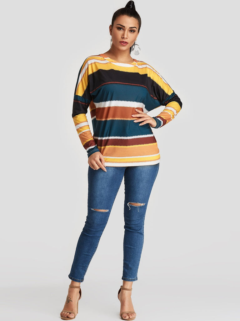 Womens Color Block T-Shirts