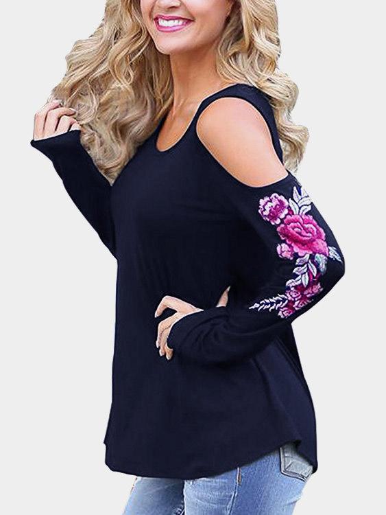 Ladies Navy T-Shirts
