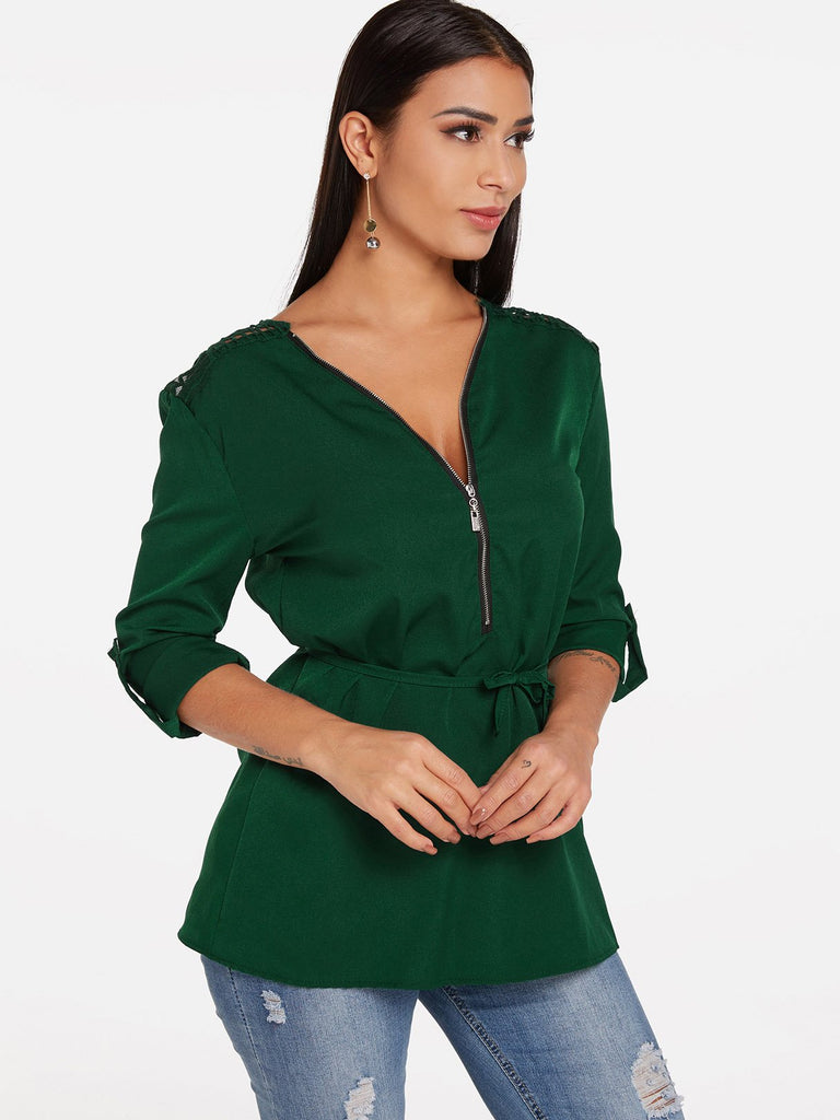 Ladies Green Blouses