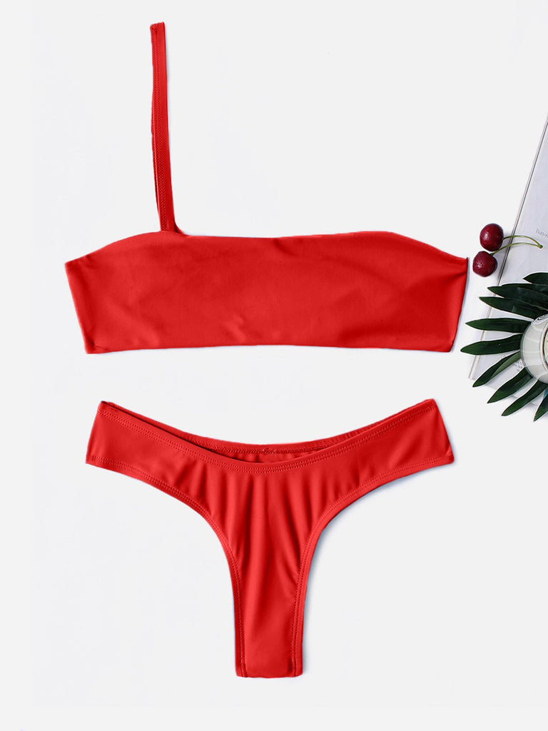 High Waisted Short Bikini Bottoms