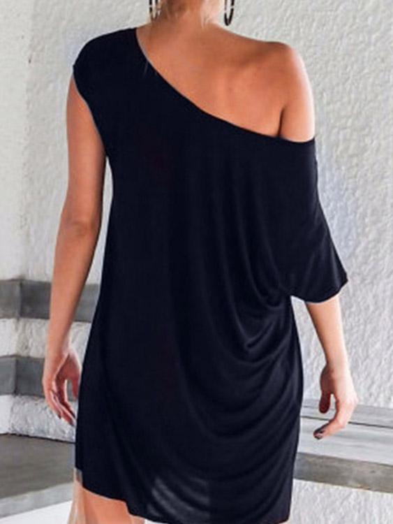 Ladies Black Shirt Dresses