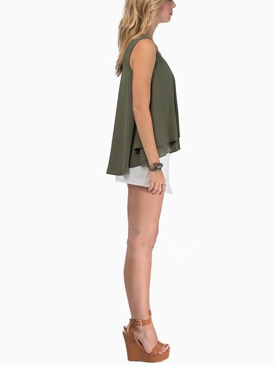 Ladies Army Green Camis