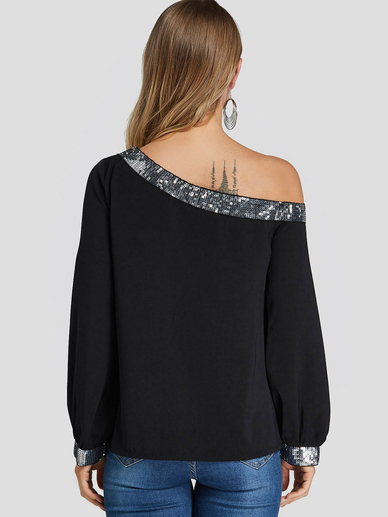 Womens Black Blouses