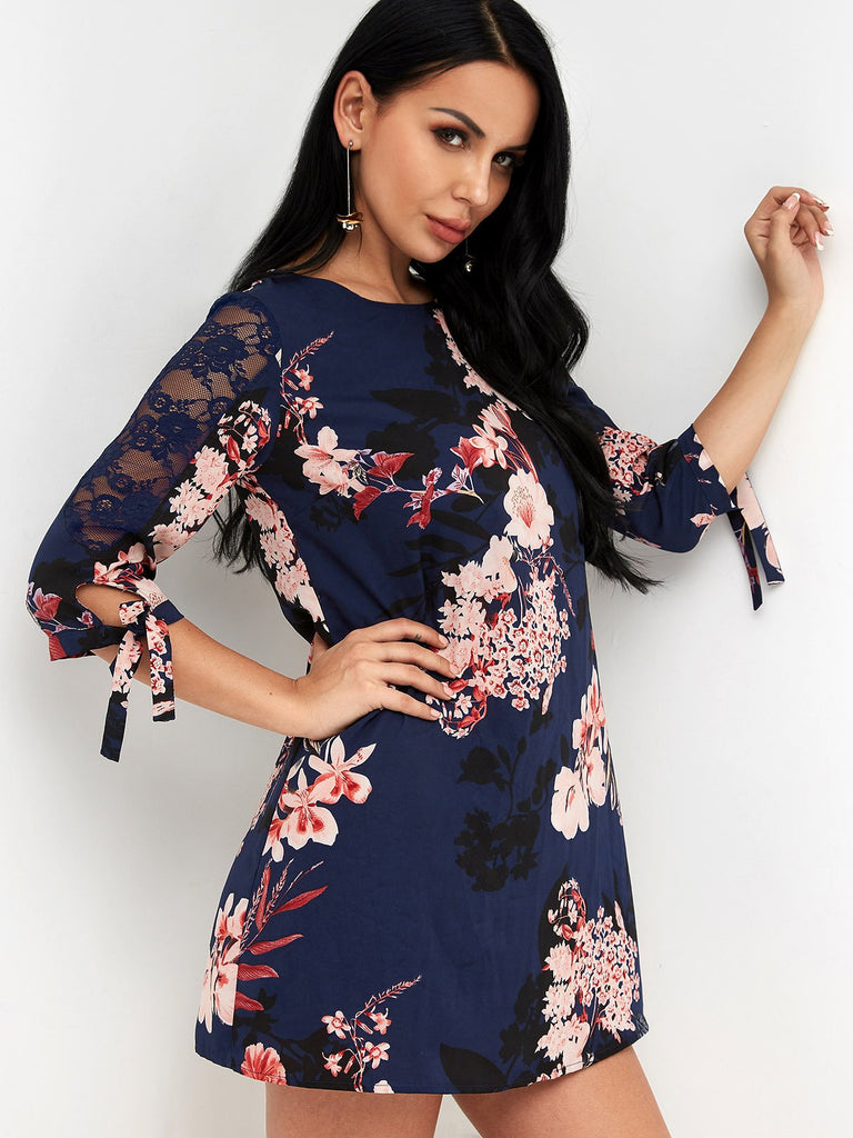 Ladies Navy Mini Dresses