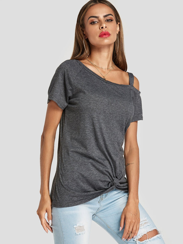 Ladies Short Sleeve Blouses
