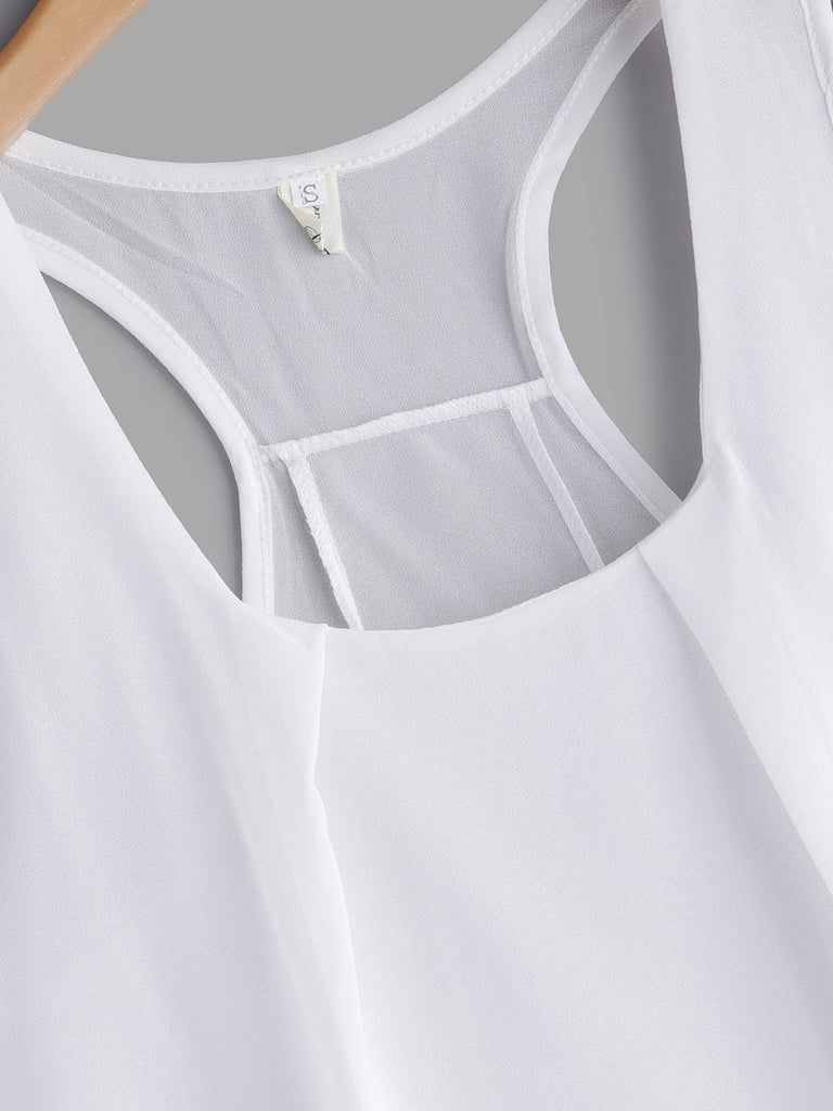 Ladies White Camis