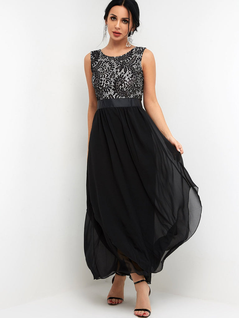 Ladies Black Maxi Dresses