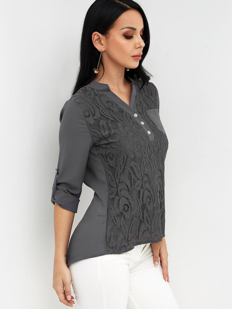 Ladies Grey Blouses