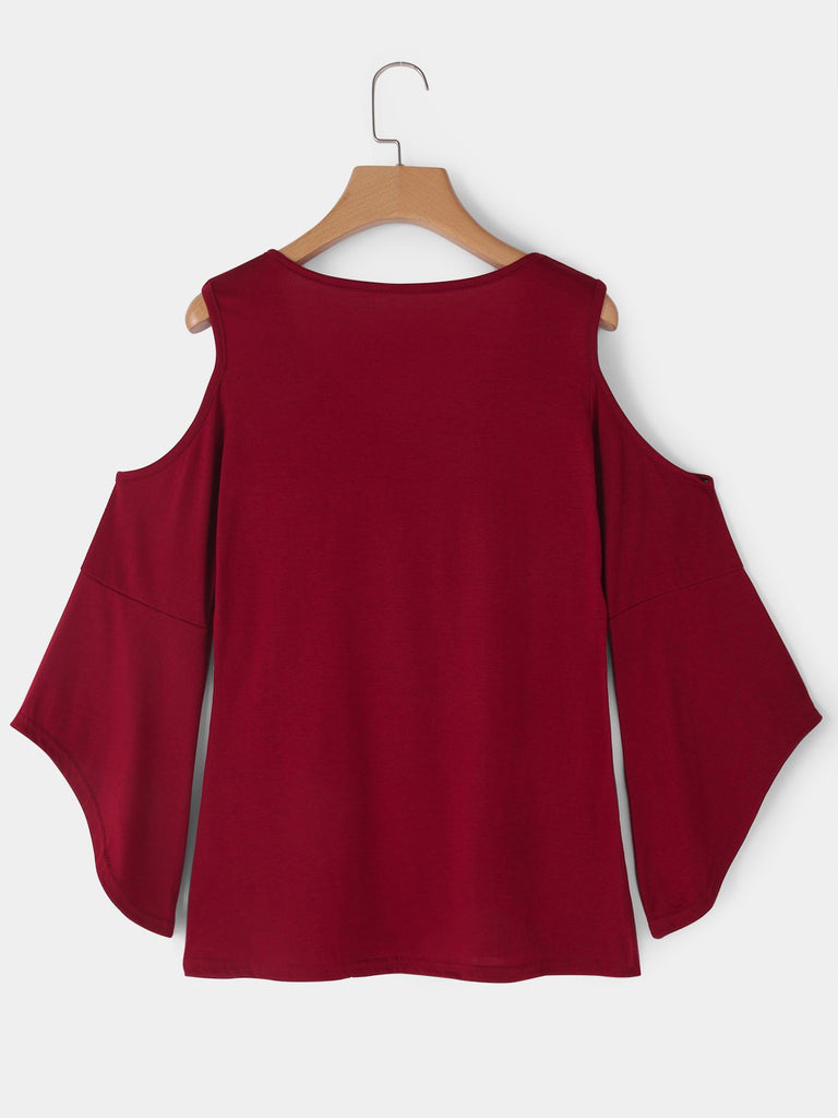 Ladies Burgundy T-Shirts