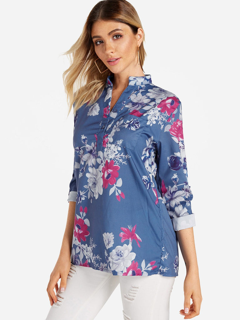 Ladies Blue Blouses