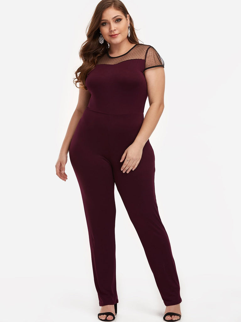 Womens Burgundy Plus Size Bottoms