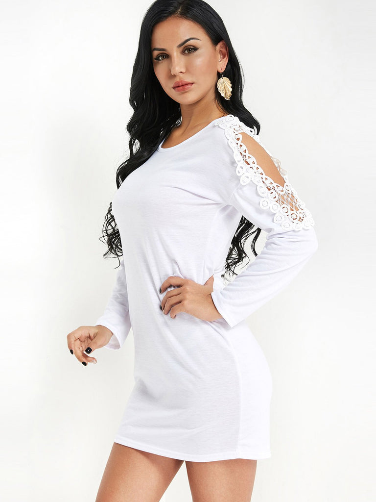 Ladies Long Sleeve Mini Dress