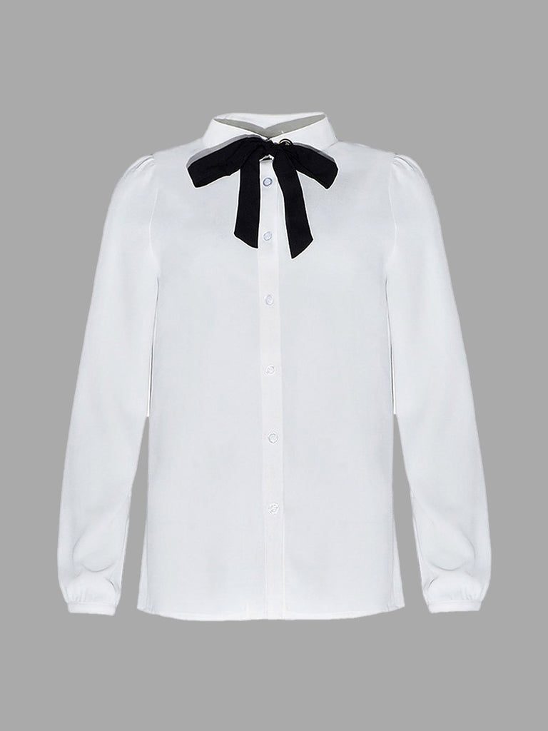 Long Sleeve White Blouses