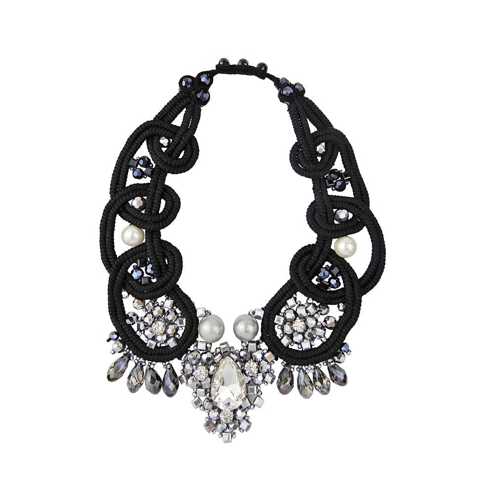 Luxury Gothic Macrame Art Handmade Necklace