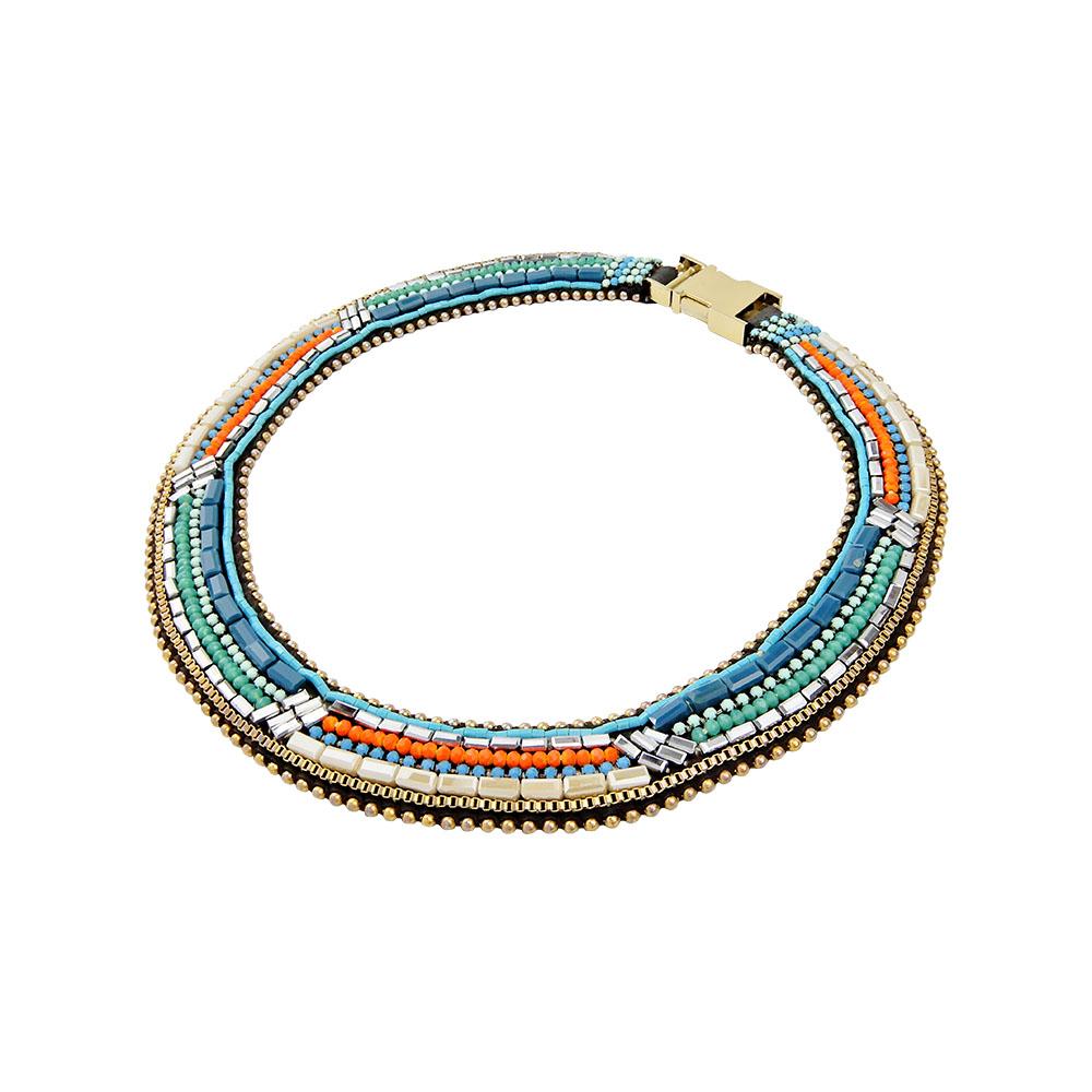 Colorful Embroidery Choker