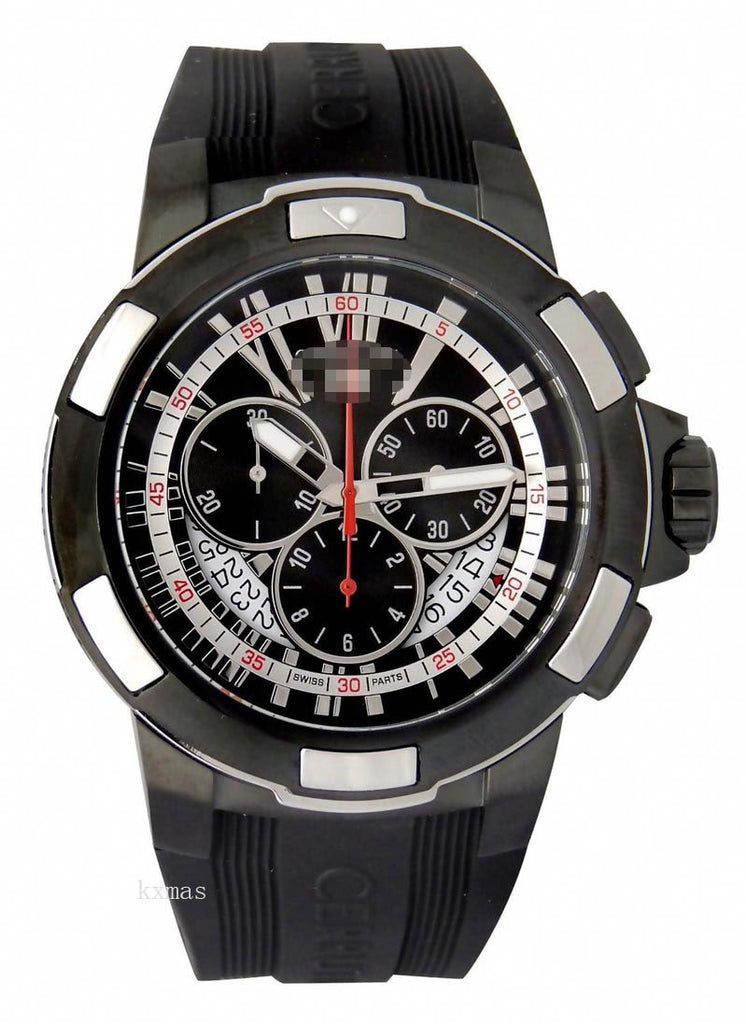 Cheap Good Rubber Watches Band CRA039F222G_K0001892