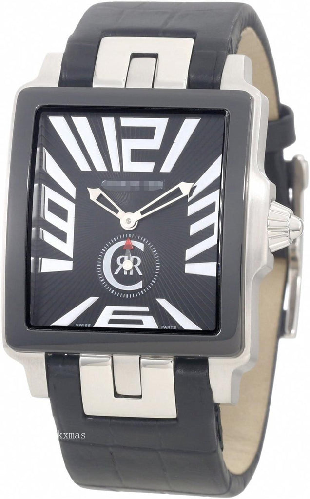 Best Fashion Leather 24 mm Wristwatch Strap CRB002A222D_K0001877