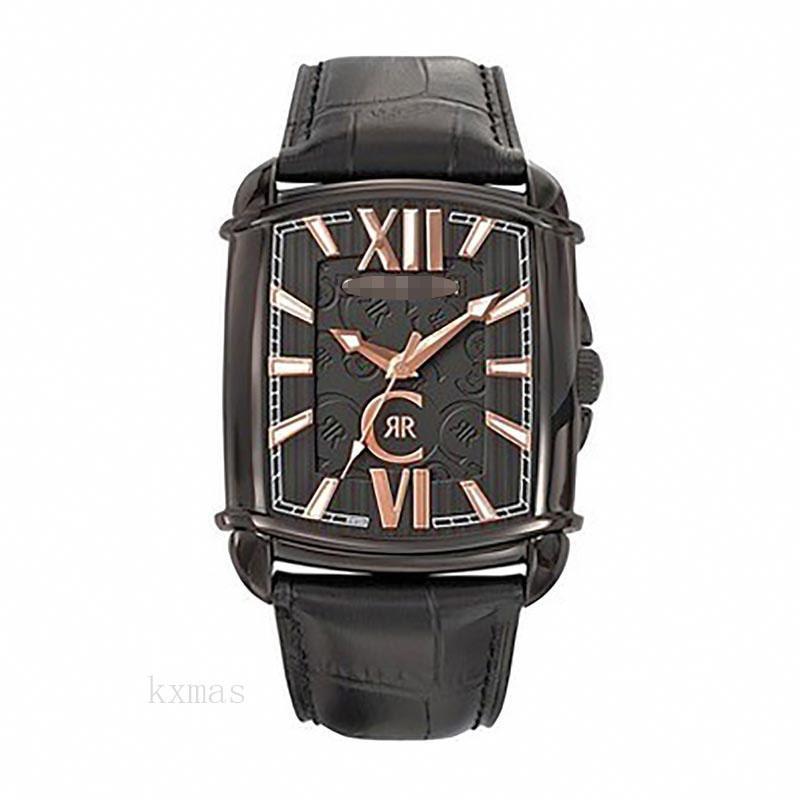 Bargain Swiss Leather Wristwatch Band CRB037F222B_K0001867