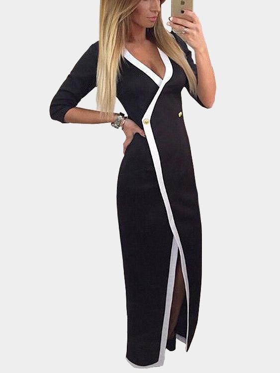 Womens Black Maxi Dresses