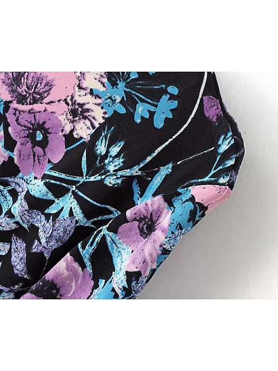 Womens 3/4 Sleeve Mini Dress