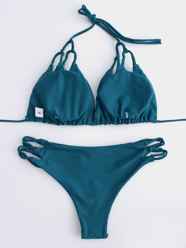 Womens Blue Bikinis