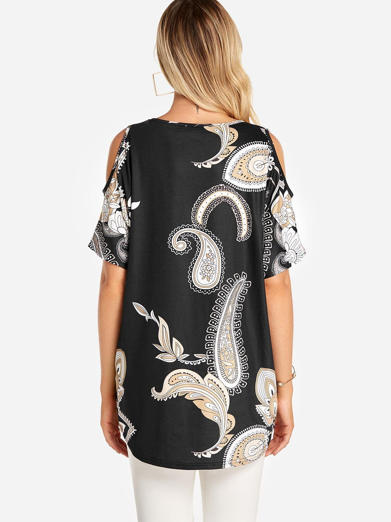 Womens Black T-Shirts