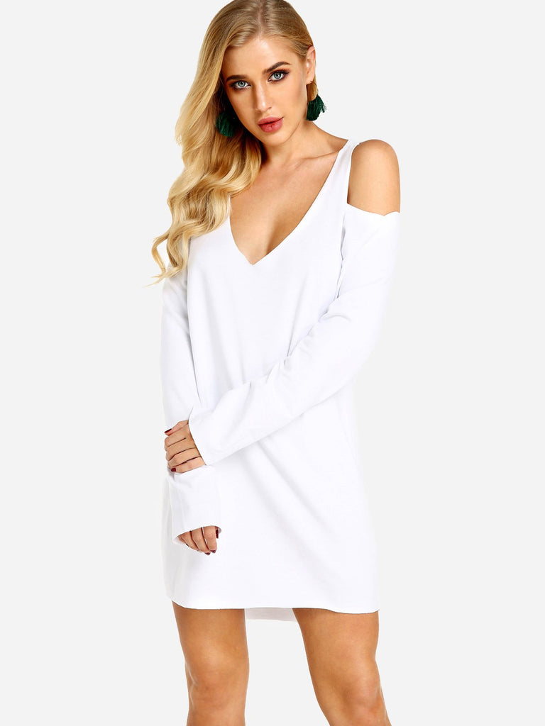 Ladies Long Sleeve Mini Dress