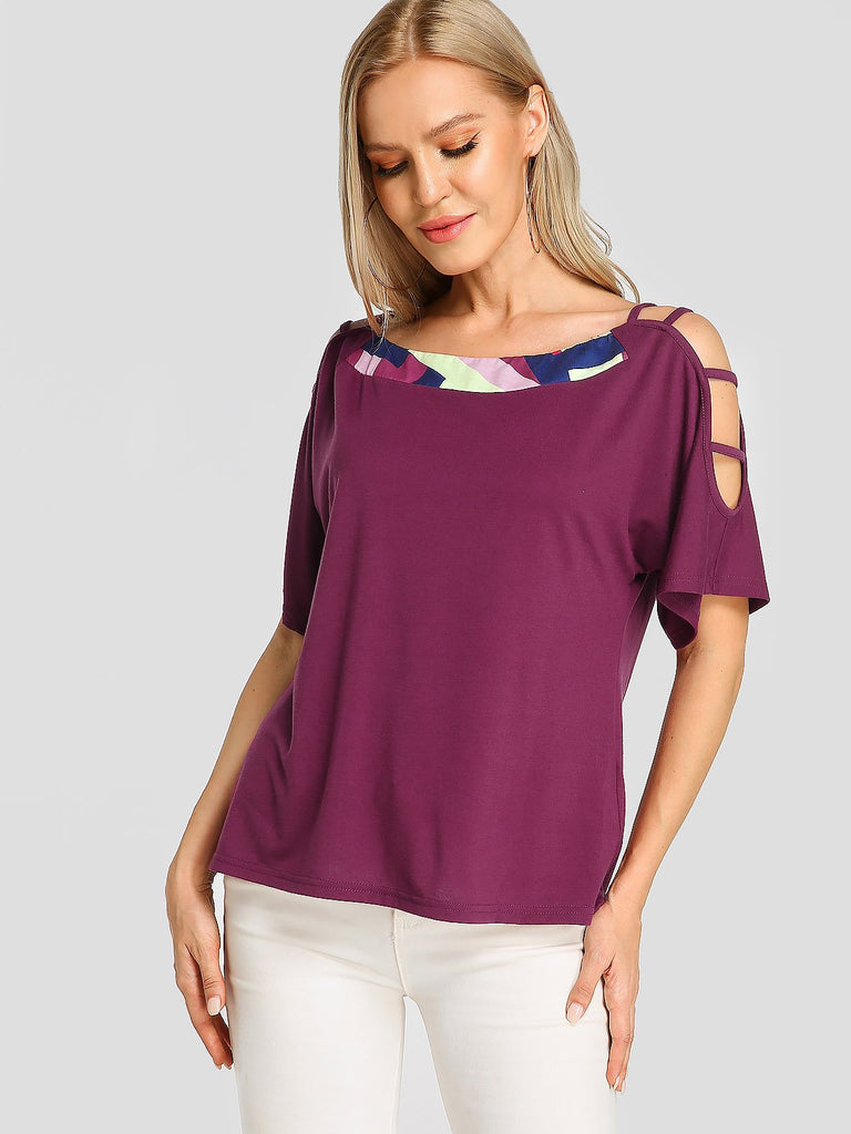 Ladies Purple T-Shirts