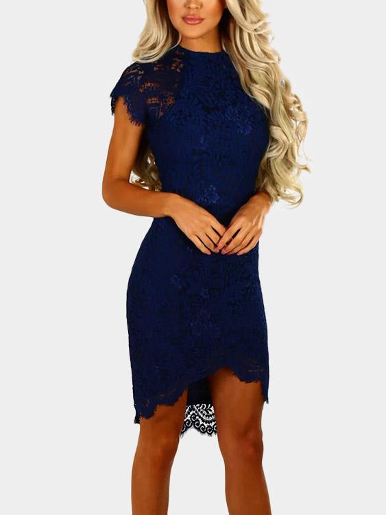 Ladies Navy Bodycon Dresses