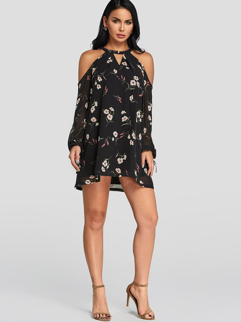 Womens Long Sleeve Mini Dresses