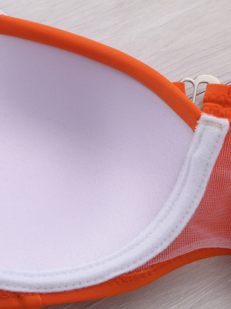 Ladies Sleeveless Two Piece Bikinis