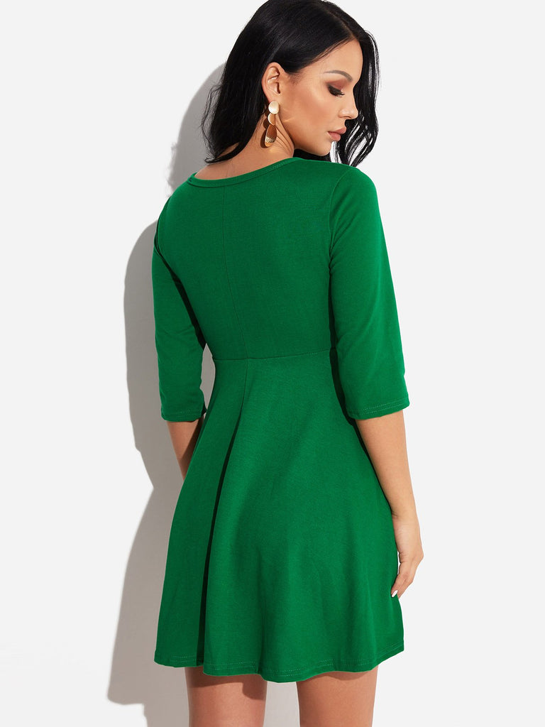 Womens Green Mini Dresses