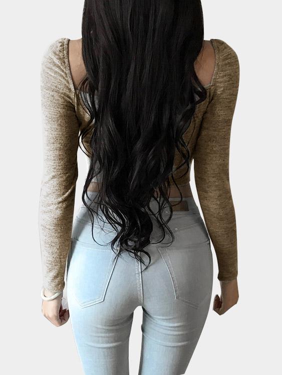 Womens Khaki T-Shirts
