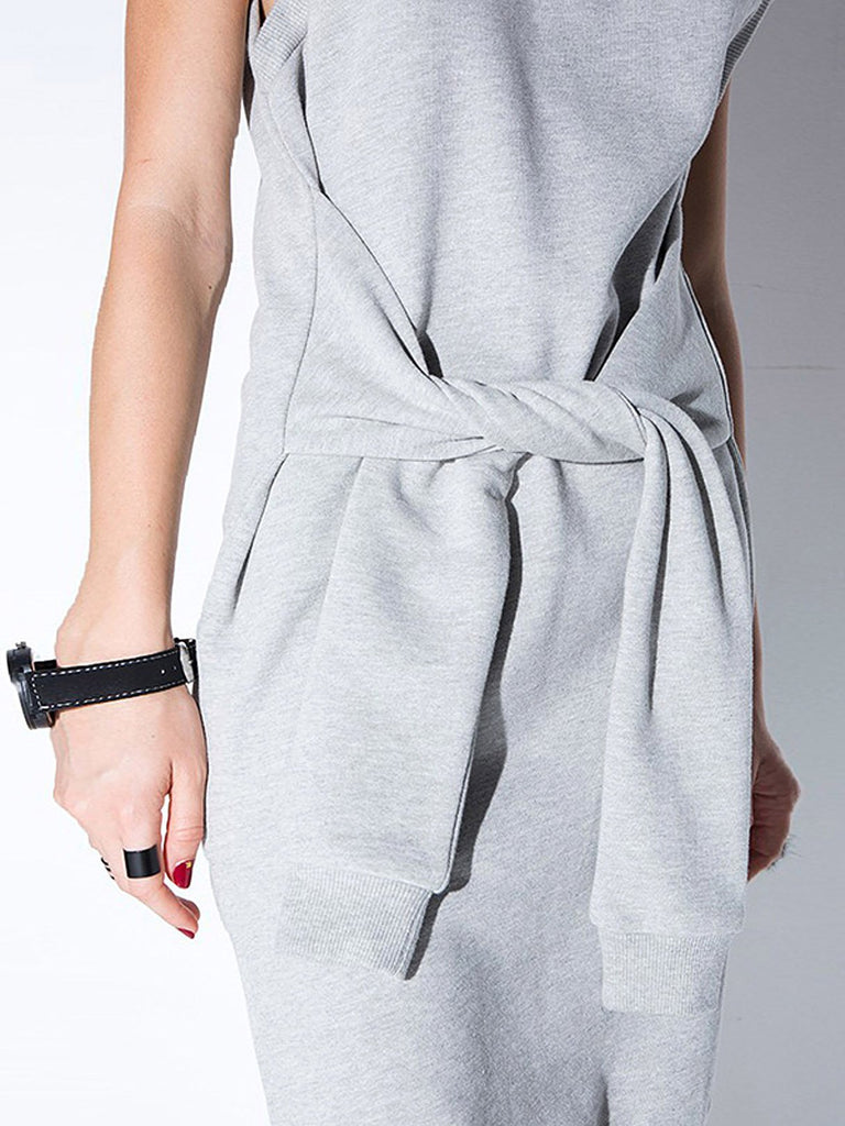 Ladies Grey Shirt Dresses