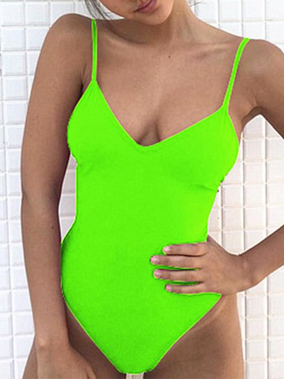 Womens Sleeveless One-Pieces Swimwear