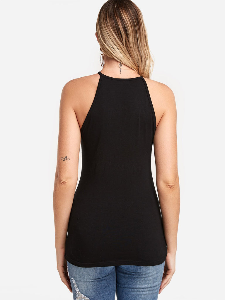 Womens Black Camis