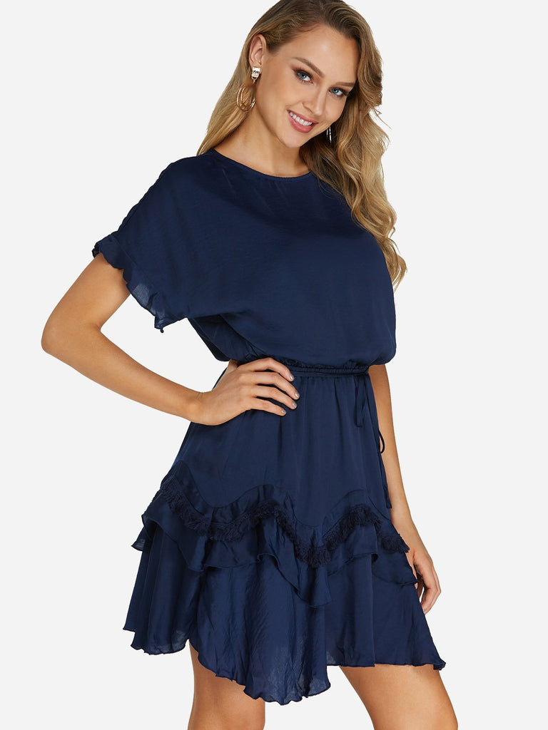 Ladies Navy Casual Dresses
