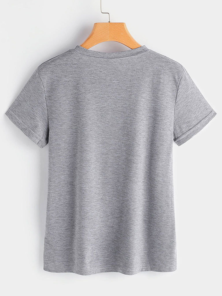 Womens Grey T-Shirts
