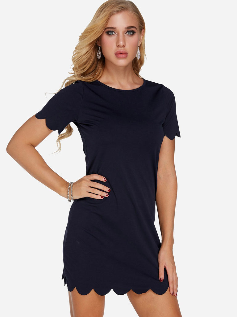 Womens Floral Print Mini Dresses