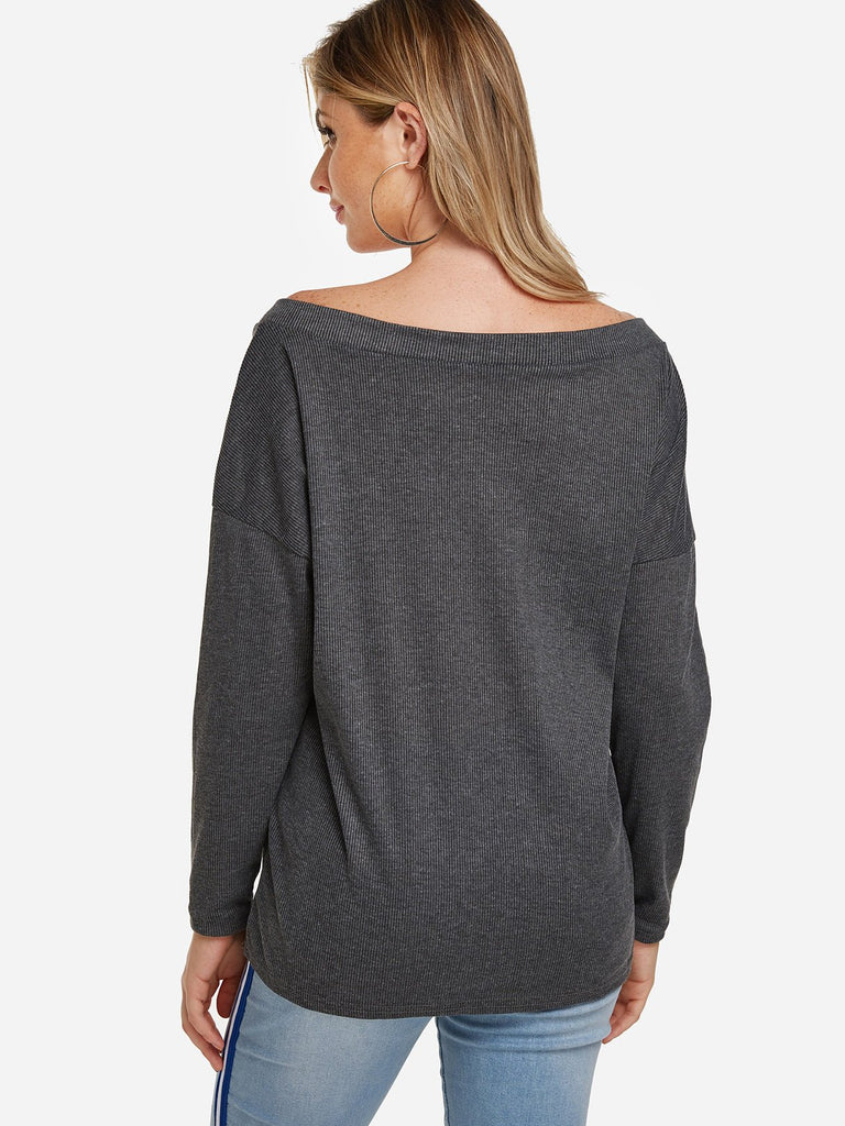 Womens Grey T-Shirts