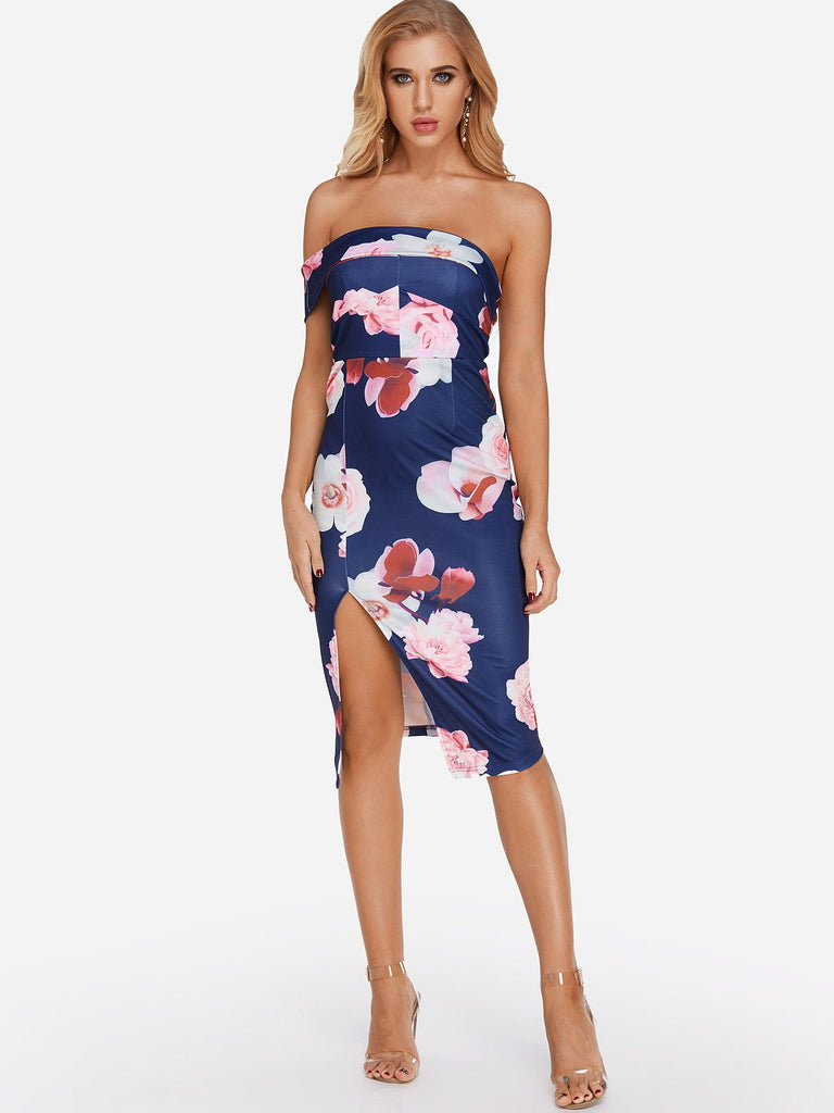 Ladies Floral Floral Dresses