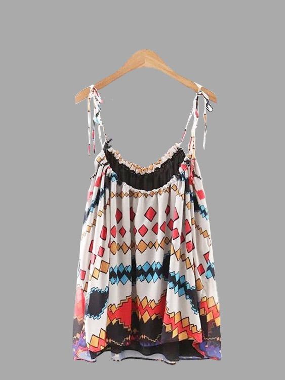 Geometrical Sleeveless Camis
