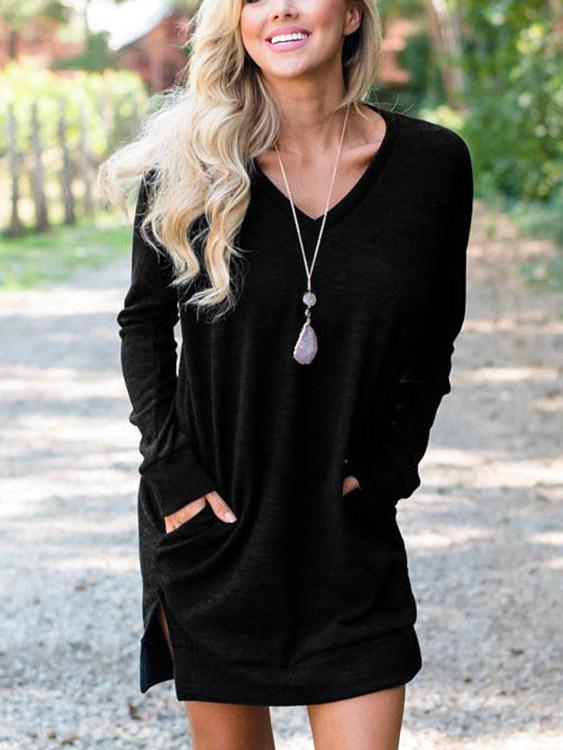 Ladies Black Casual Dresses