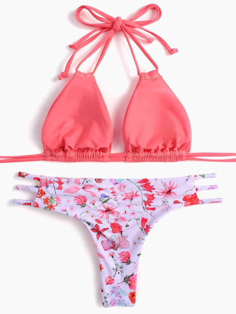 Womens Pink Bikinis