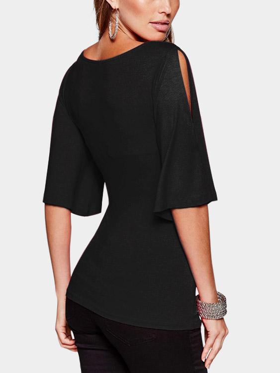 Womens Black Blouses