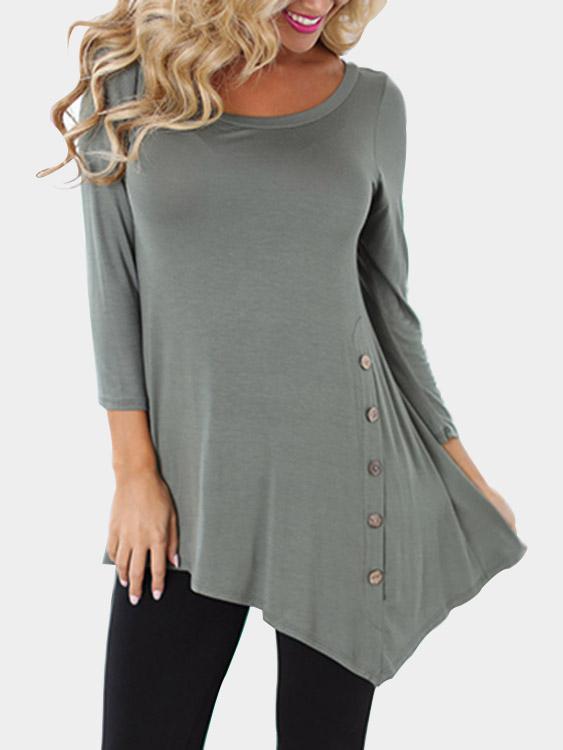 Womens Grey T-Shirts