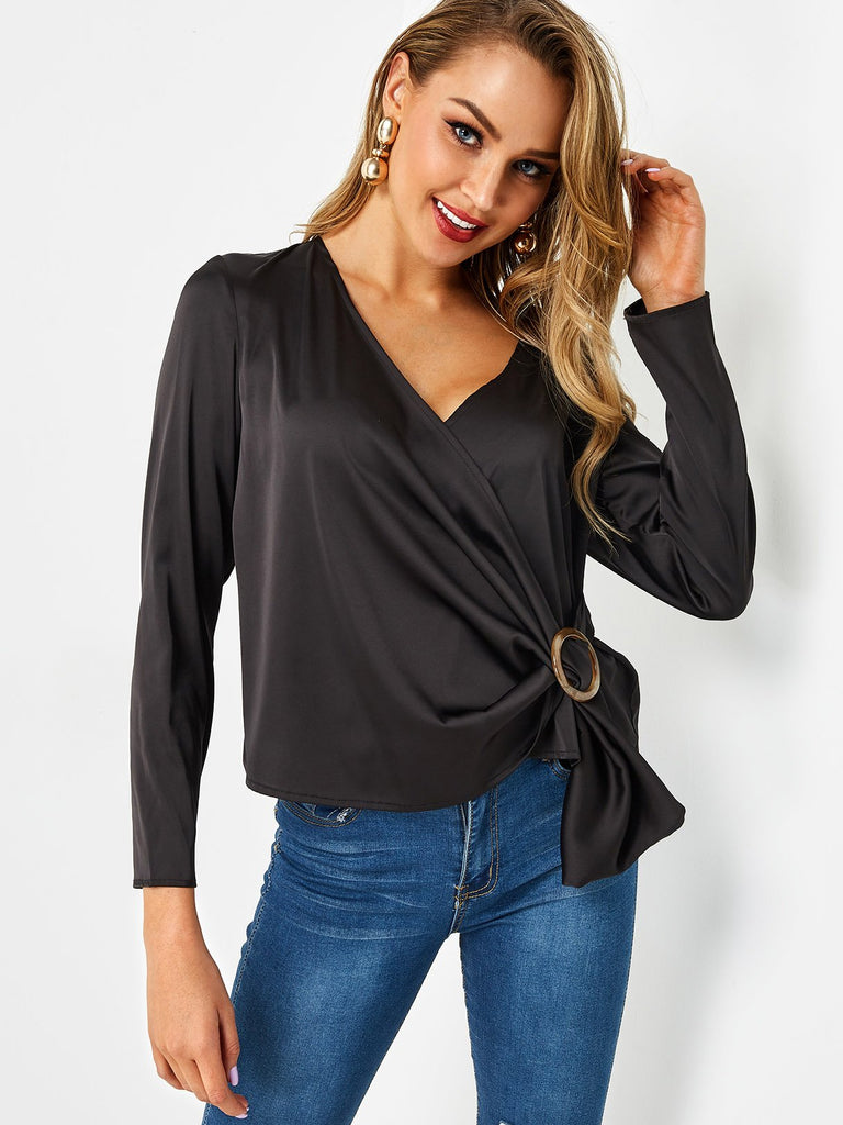 Ladies Black Blouses